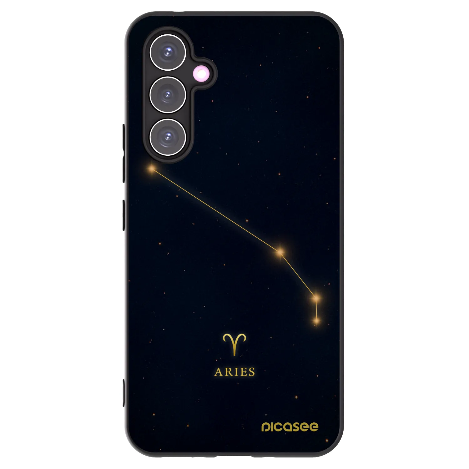 Picasee Samsung Galaxy A54 5G A546B Hülle - Schwarzes Silikon - ARIES