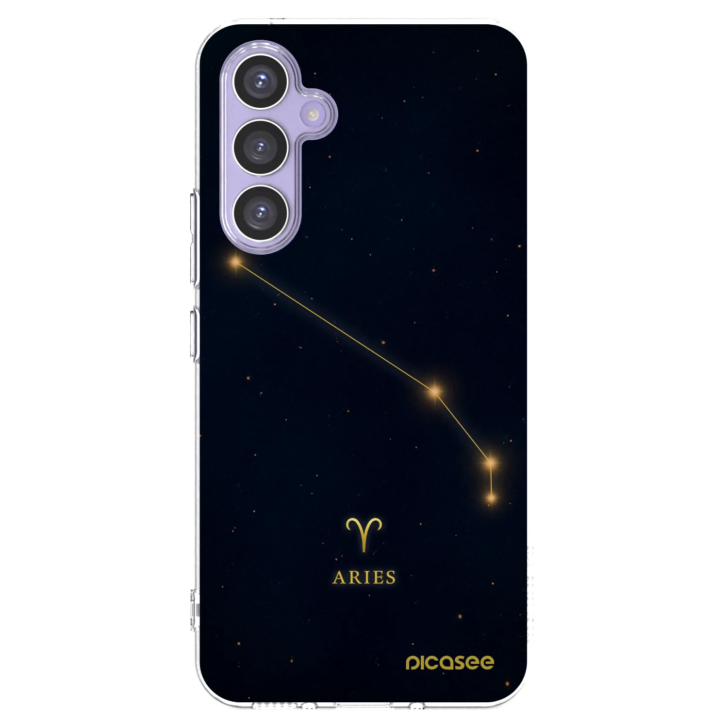 Picasee Samsung Galaxy A54 5G A546B Hülle - Transparentes Silikon - ARIES