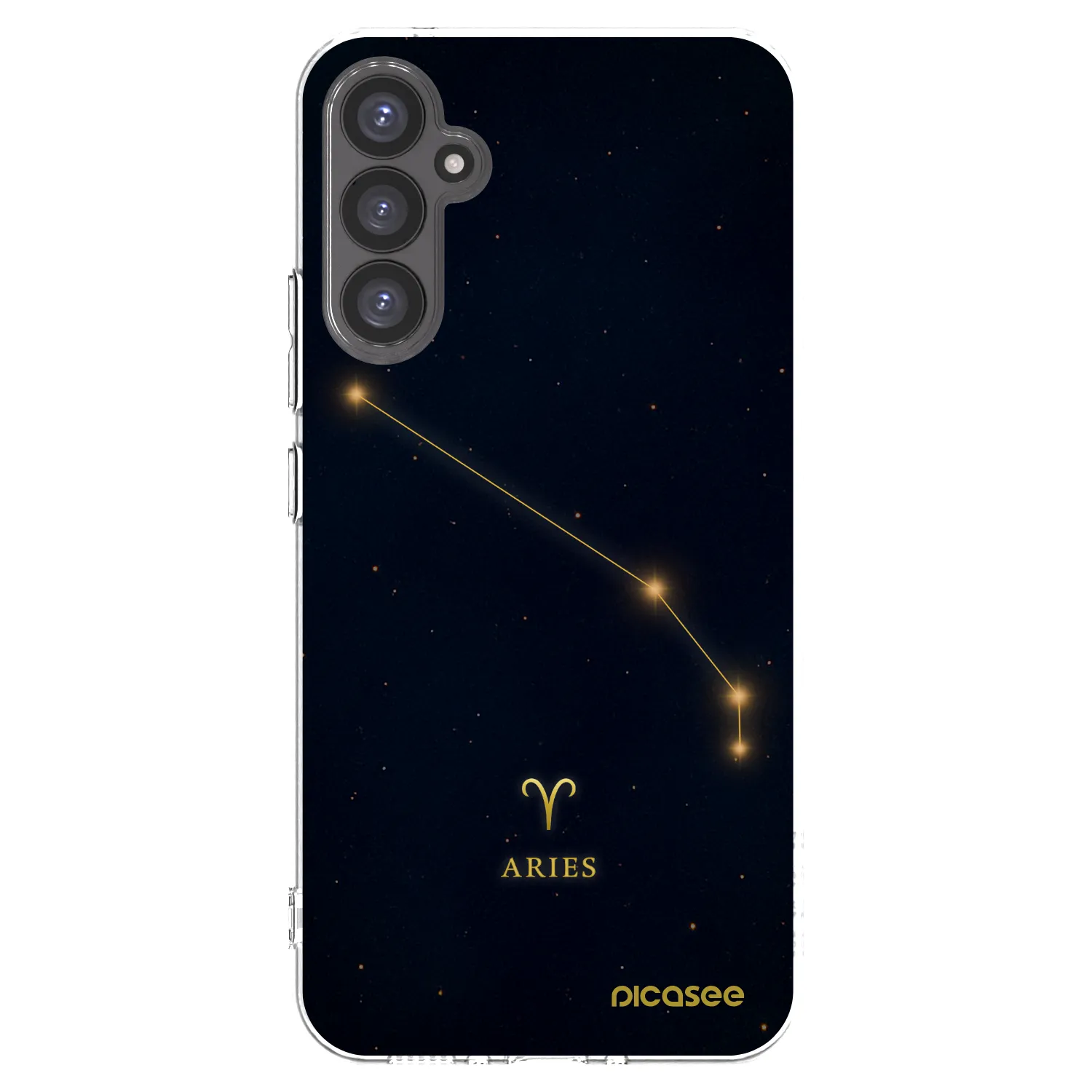 Picasee Samsung Galaxy A34 5G A346B Hülle - Transparentes Silikon - ARIES