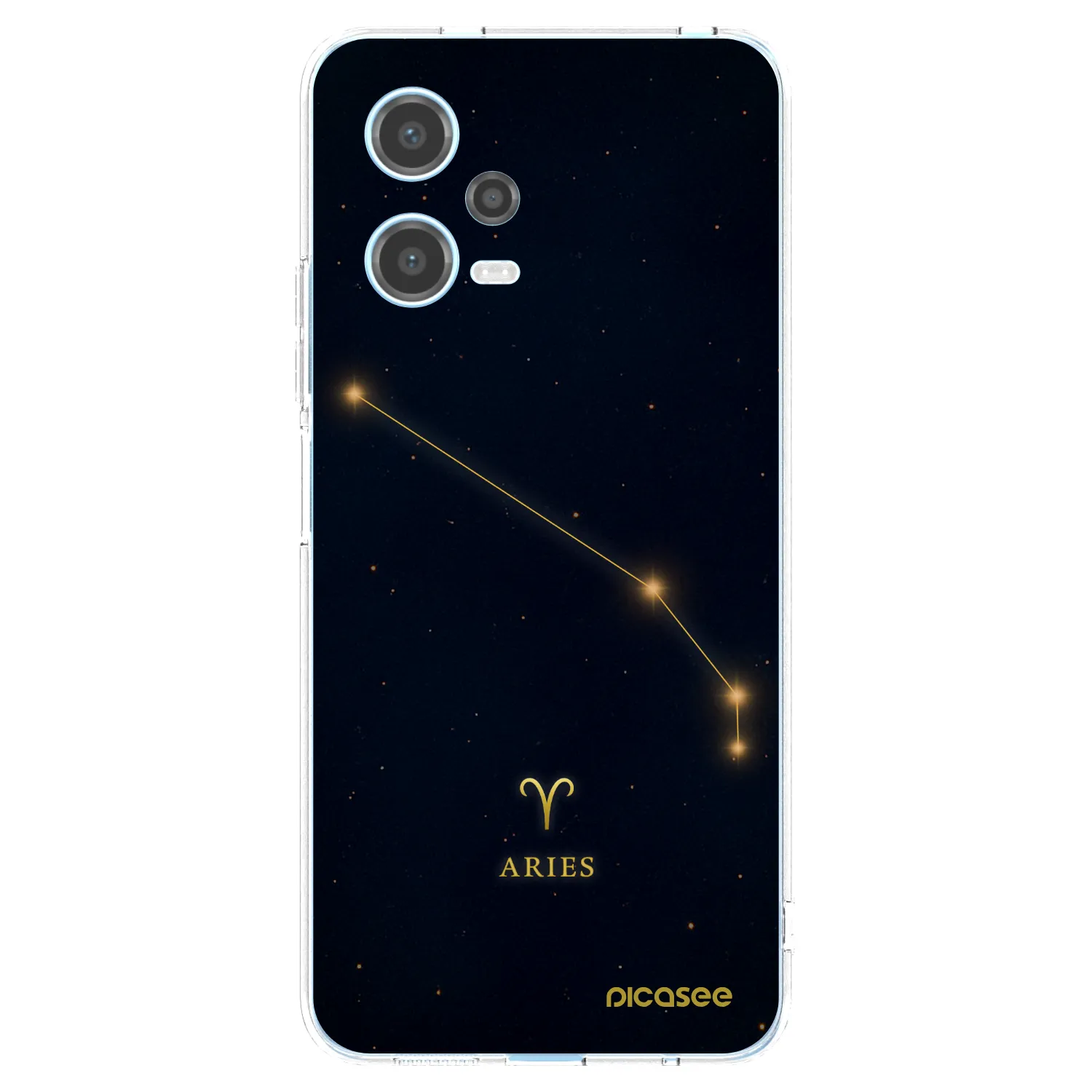 Picasee Xiaomi Redmi Note 12 5G Hülle - Transparentes Silikon - ARIES