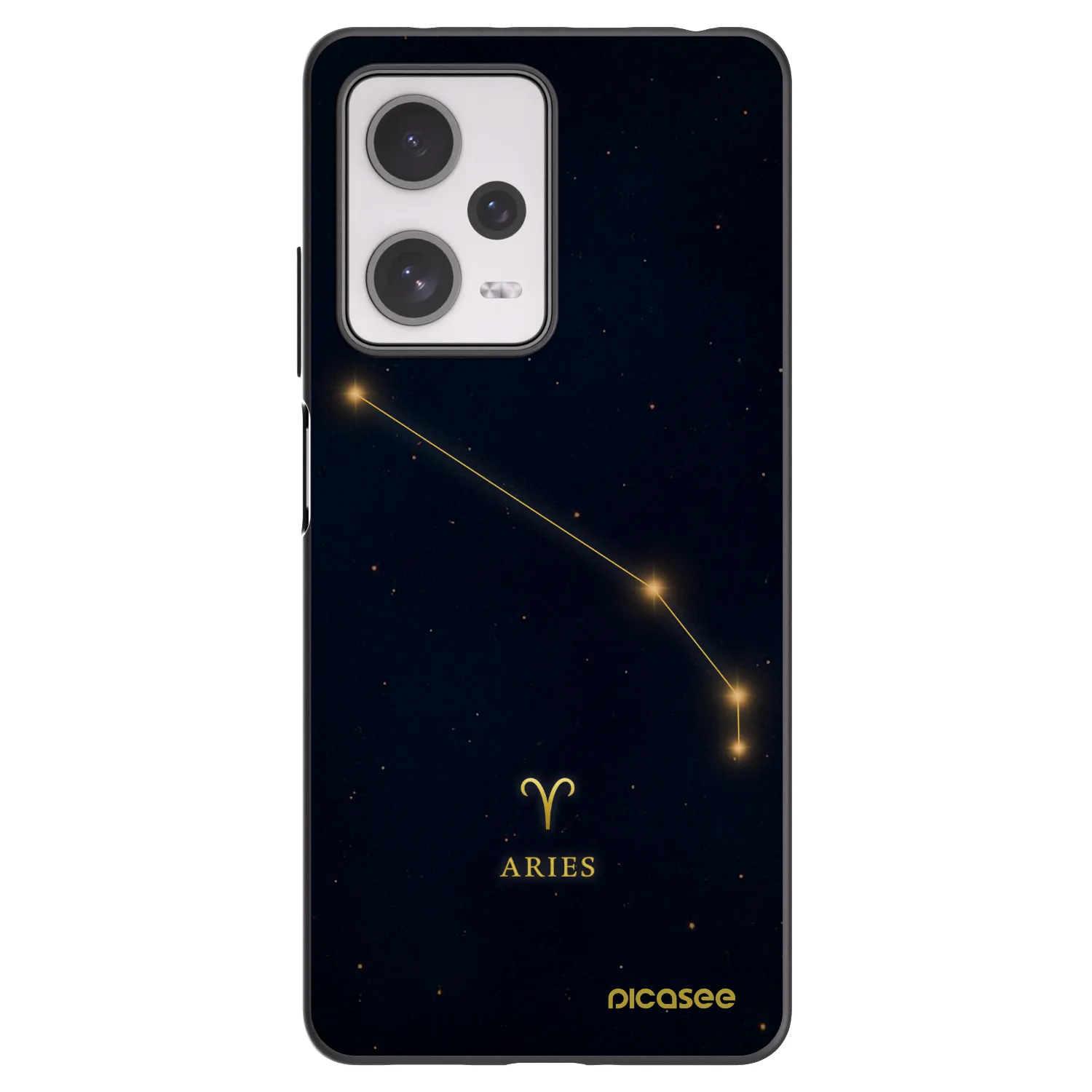 Picasee Xiaomi Redmi Note 12 Pro+ 5G Hülle - Schwarzes Silikon - ARIES