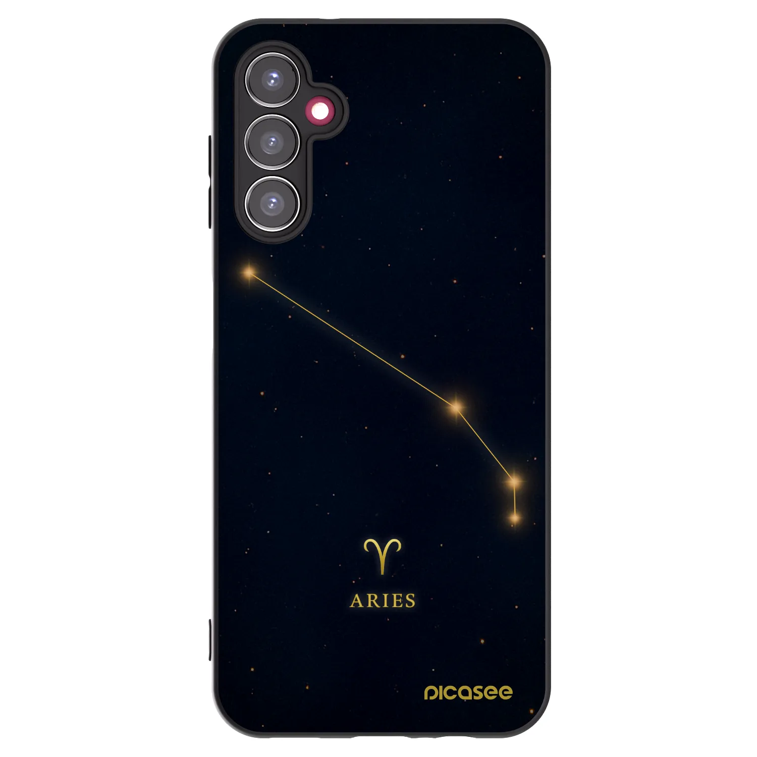 Picasee Samsung Galaxy A14 5G A146P Hülle - Schwarzes Silikon - ARIES