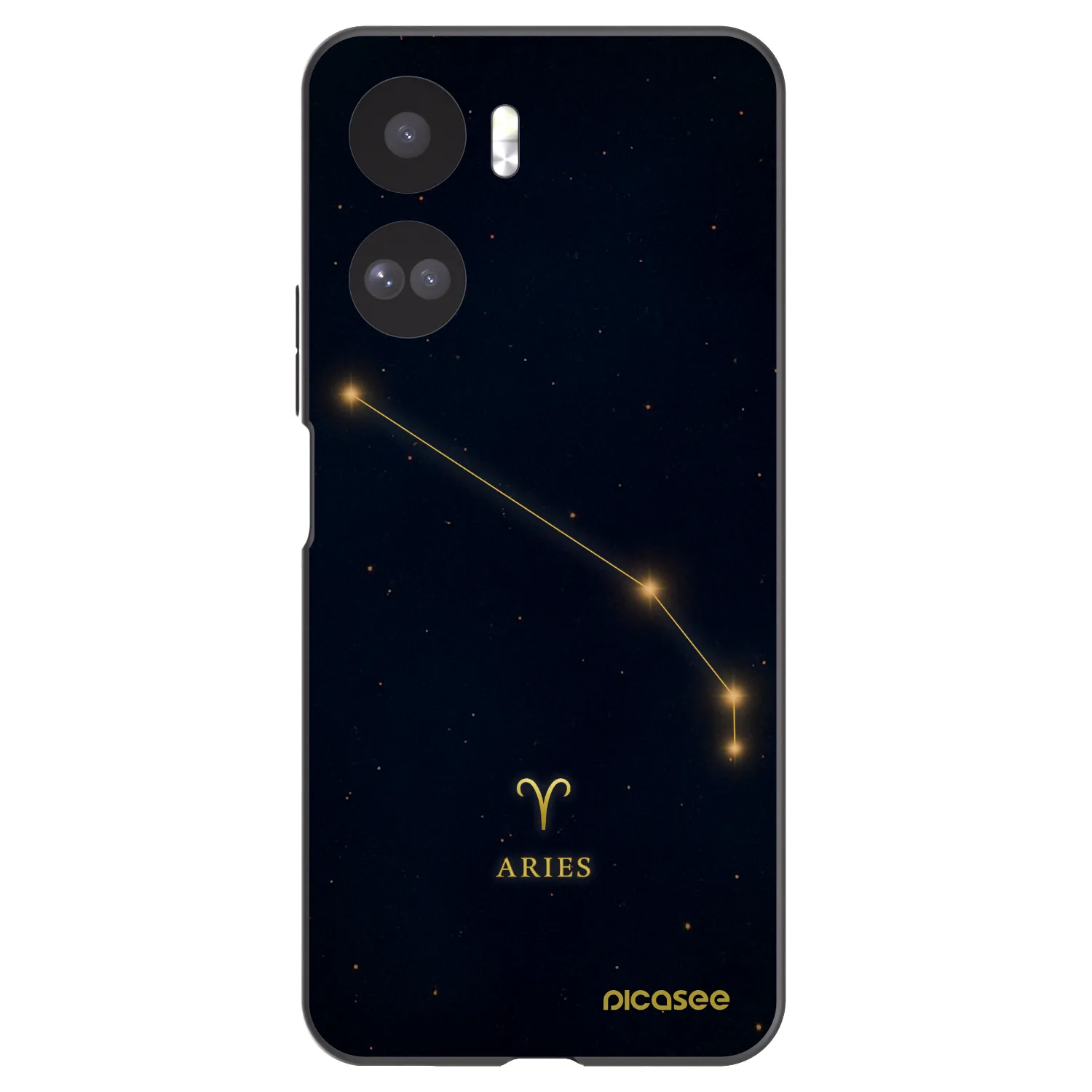 Picasee Honor 90 Lite 5G Hülle - Schwarzes Silikon - ARIES