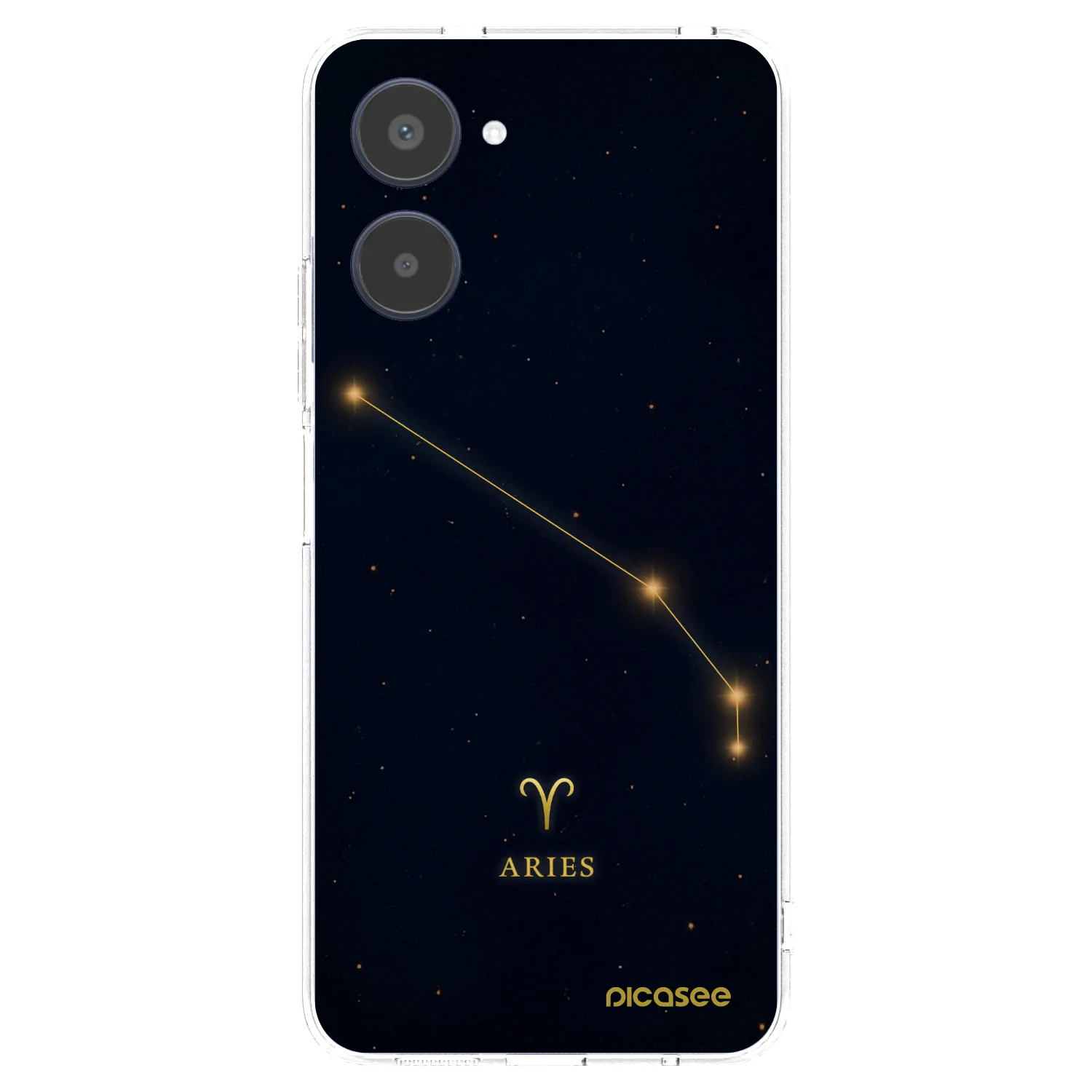 Picasee Realme 10 4G Hülle - Transparentes Silikon - ARIES