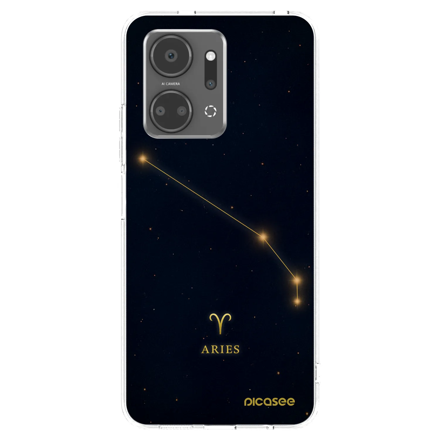 Picasee Honor X7a Hülle - Transparentes Silikon - ARIES
