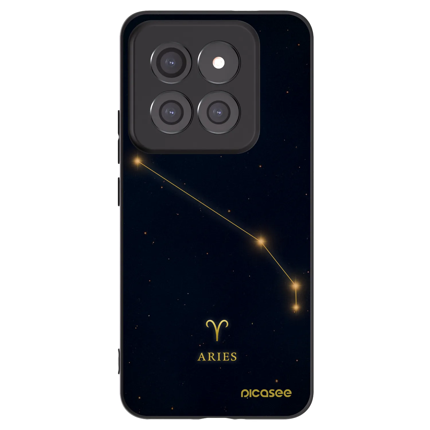 Picasee Xiaomi 14 Pro Hülle - Schwarzes Silikon - ARIES