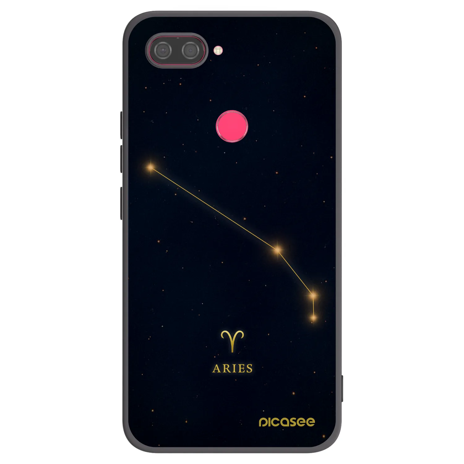 Picasee Xiaomi Mi 8 Lite Hülle - Schwarzes Silikon - ARIES