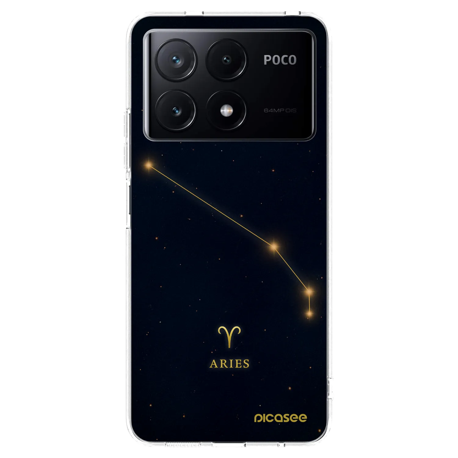 Picasee Xiaomi Poco X6 Pro Hülle - Transparentes Silikon - ARIES