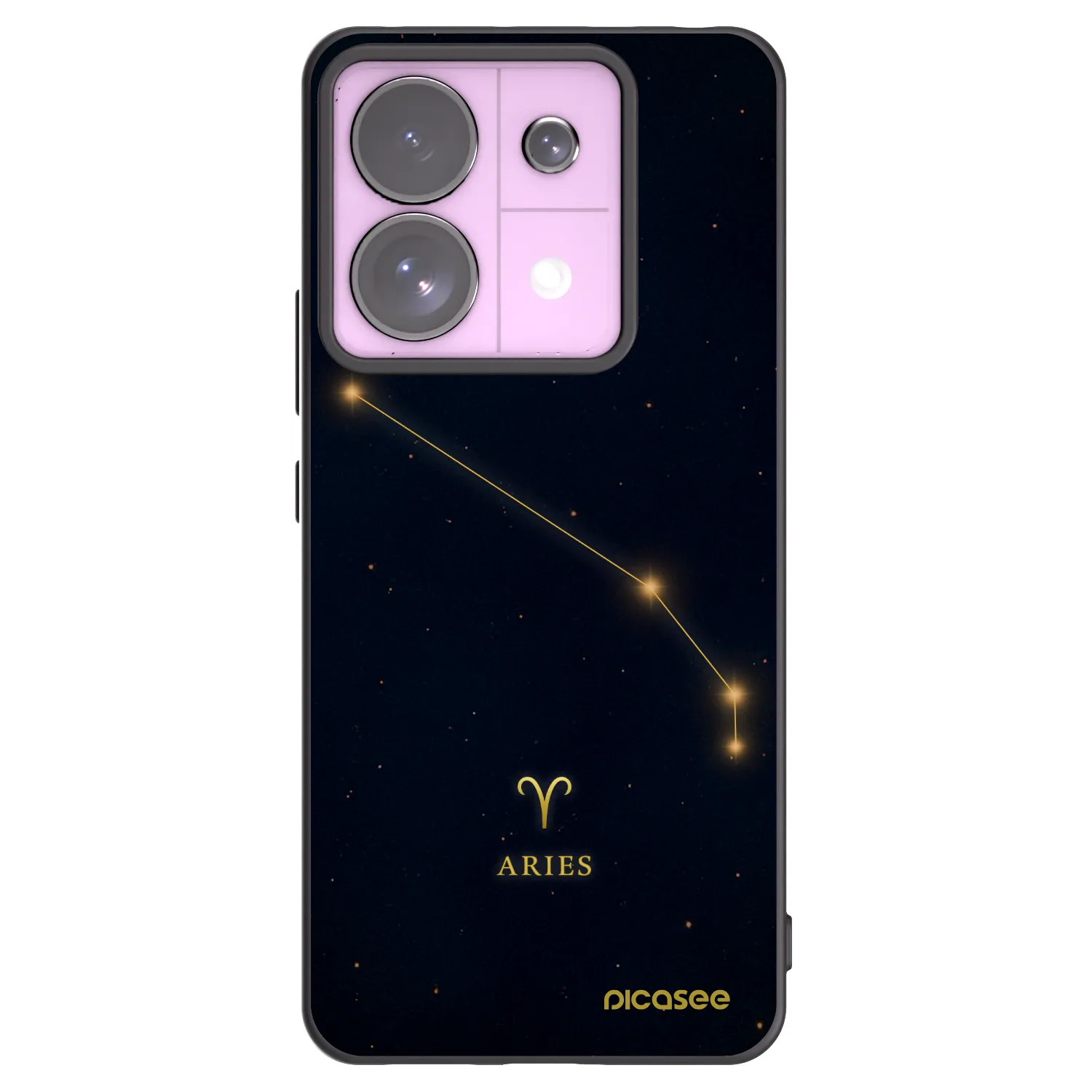 Picasee Xiaomi Redmi Note 13 Pro 5G Hülle - Schwarzes Silikon - ARIES