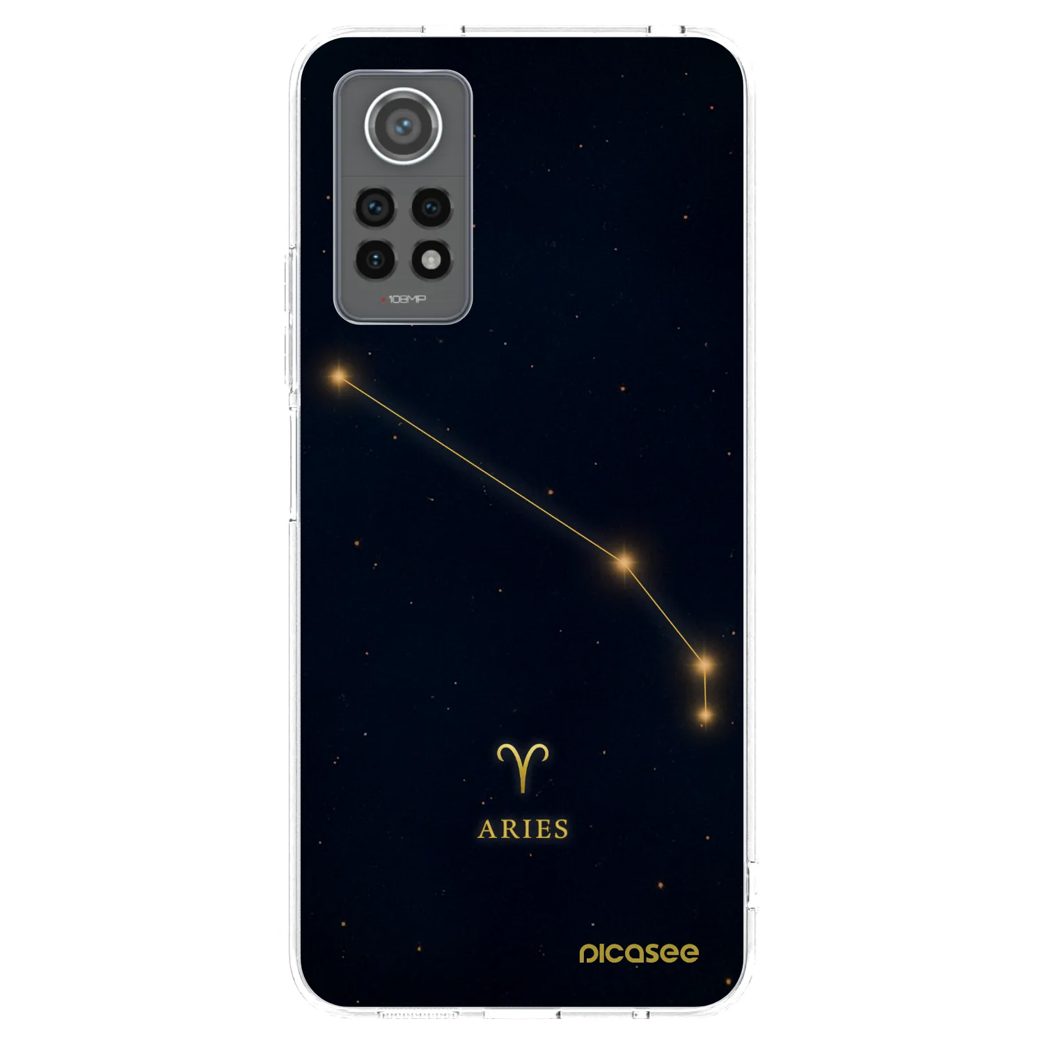 Picasee Xiaomi Redmi Note 12 Pro 4G Hülle - Transparentes Silikon - ARIES