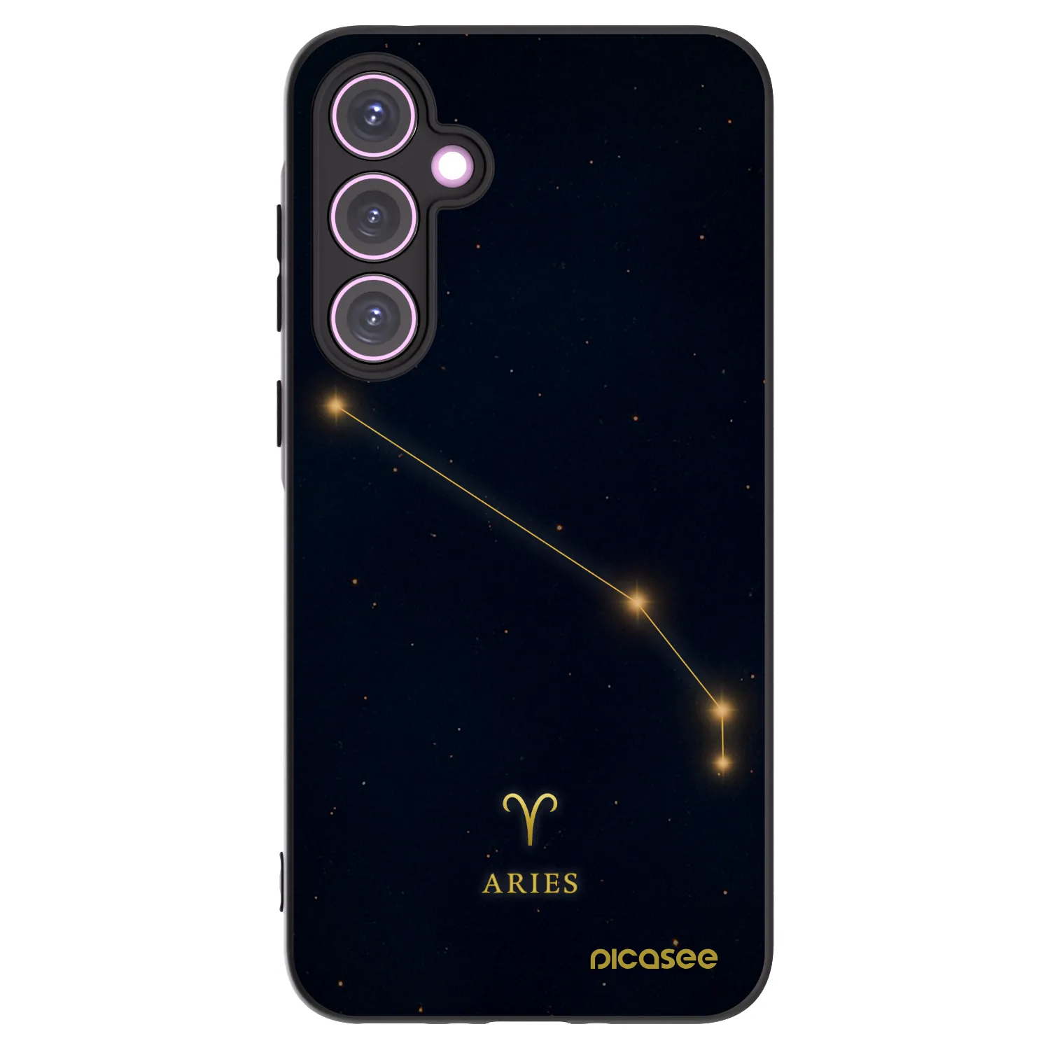 Picasee Samsung Galaxy A35 5G A356B Hülle - Schwarzes Silikon - ARIES