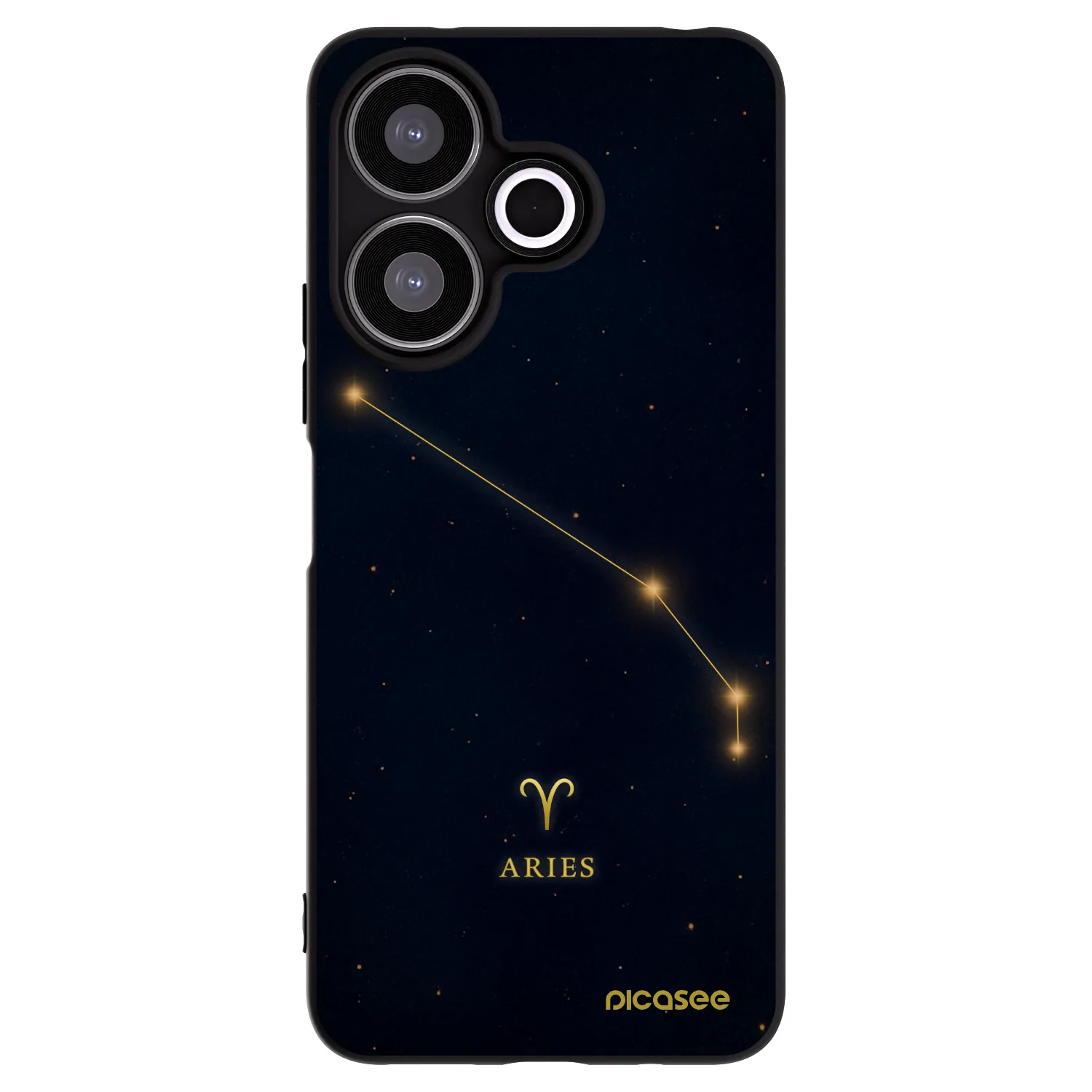 Picasee Xiaomi Redmi 13 4G Hülle - Schwarzes Silikon - ARIES