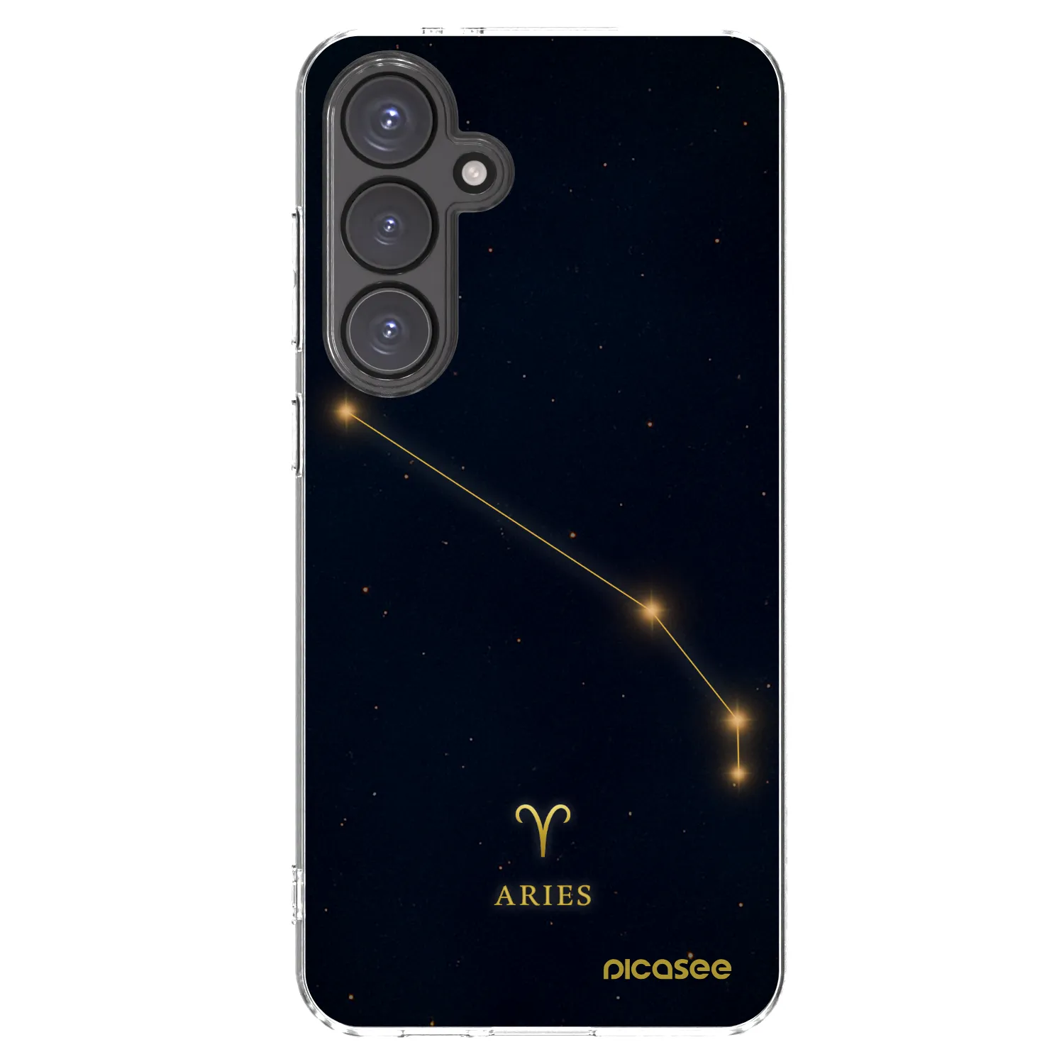 Picasee Samsung Galaxy S24 FE S721B Hülle - Transparentes Silikon - ARIES