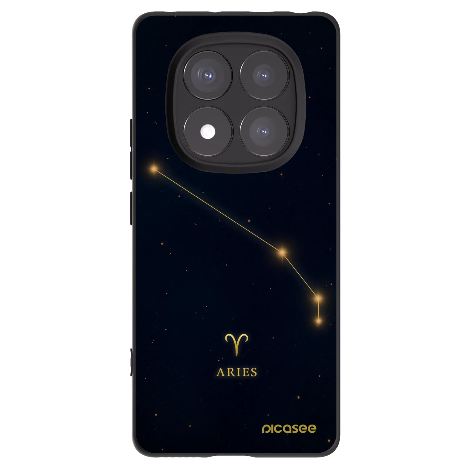 Picasee Xiaomi Redmi Note 14 Pro+ 5G Hülle - Schwarzes Silikon - ARIES
