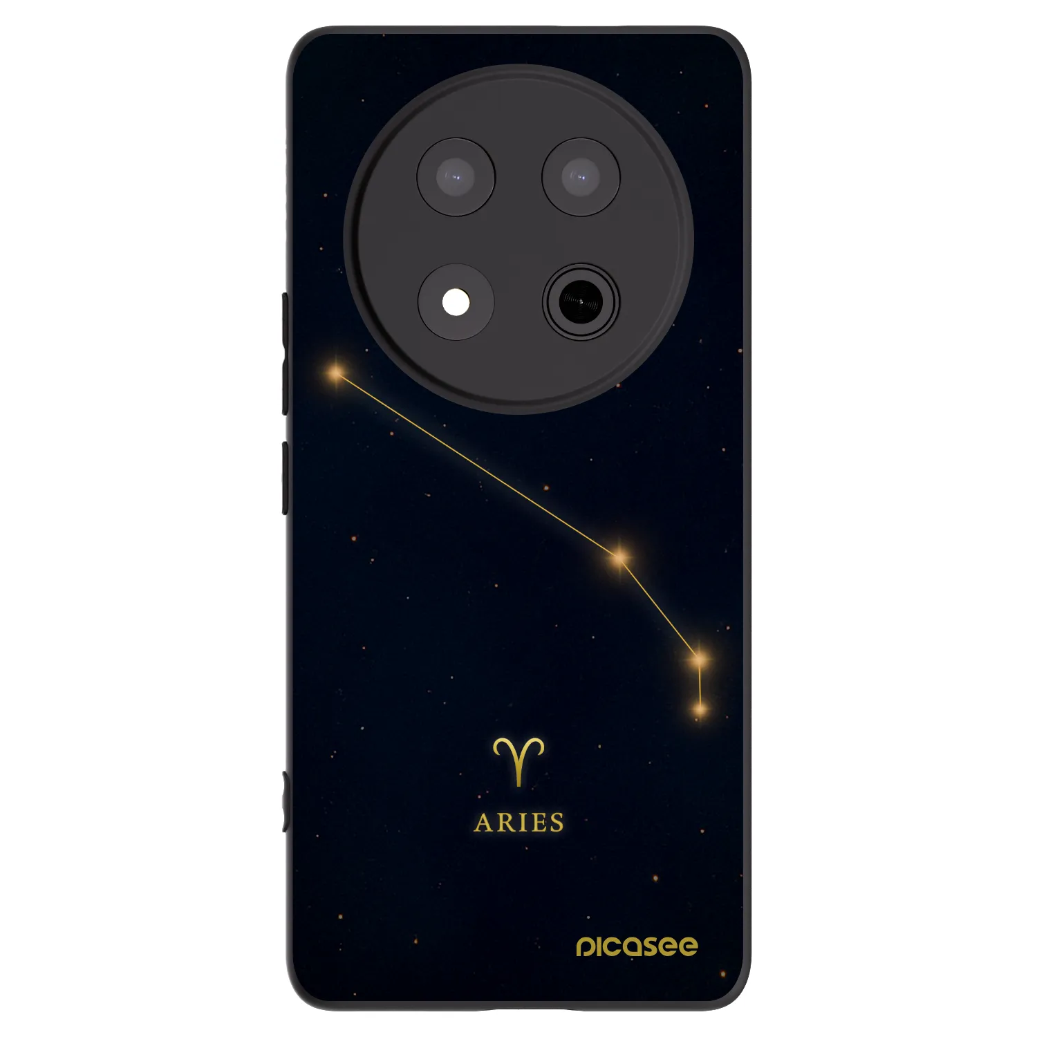 Picasee Honor Magic7 Lite 5G Hülle - Schwarzes Silikon - ARIES