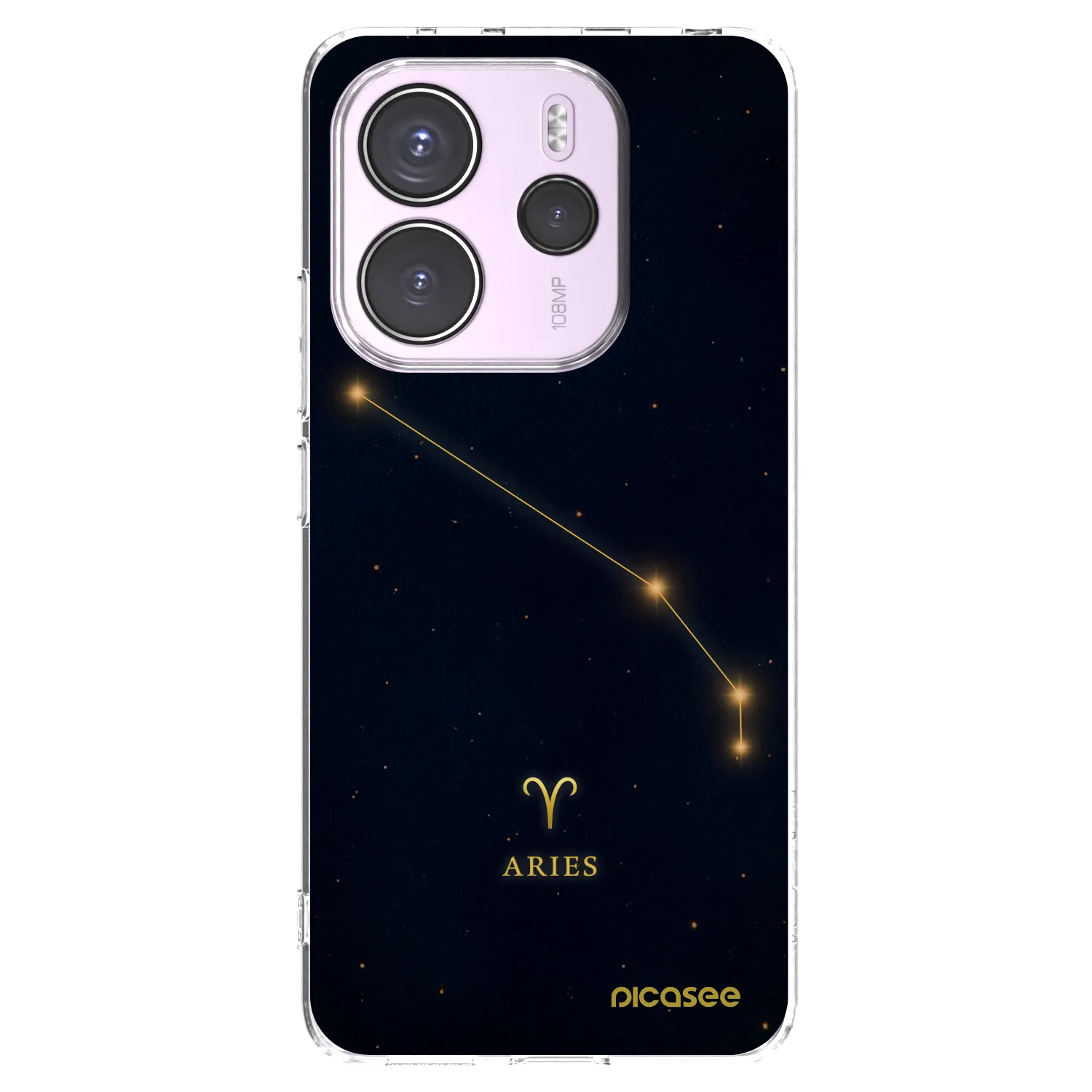 Picasee Xiaomi Redmi Note 14 4G Hülle - Transparentes Silikon - ARIES