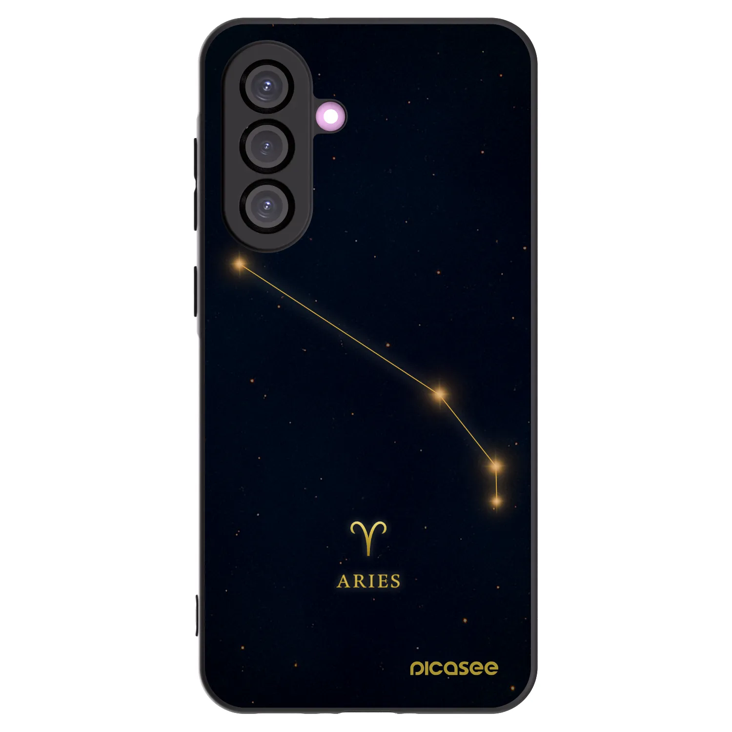 Picasee Samsung Galaxy A36 5G Hülle - Schwarzes Silikon - ARIES
