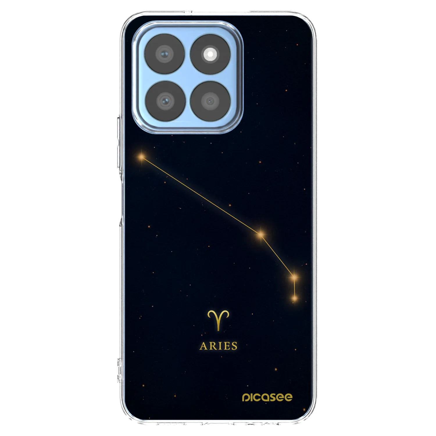 Picasee Honor X8c Hülle - Transparentes Silikon - ARIES