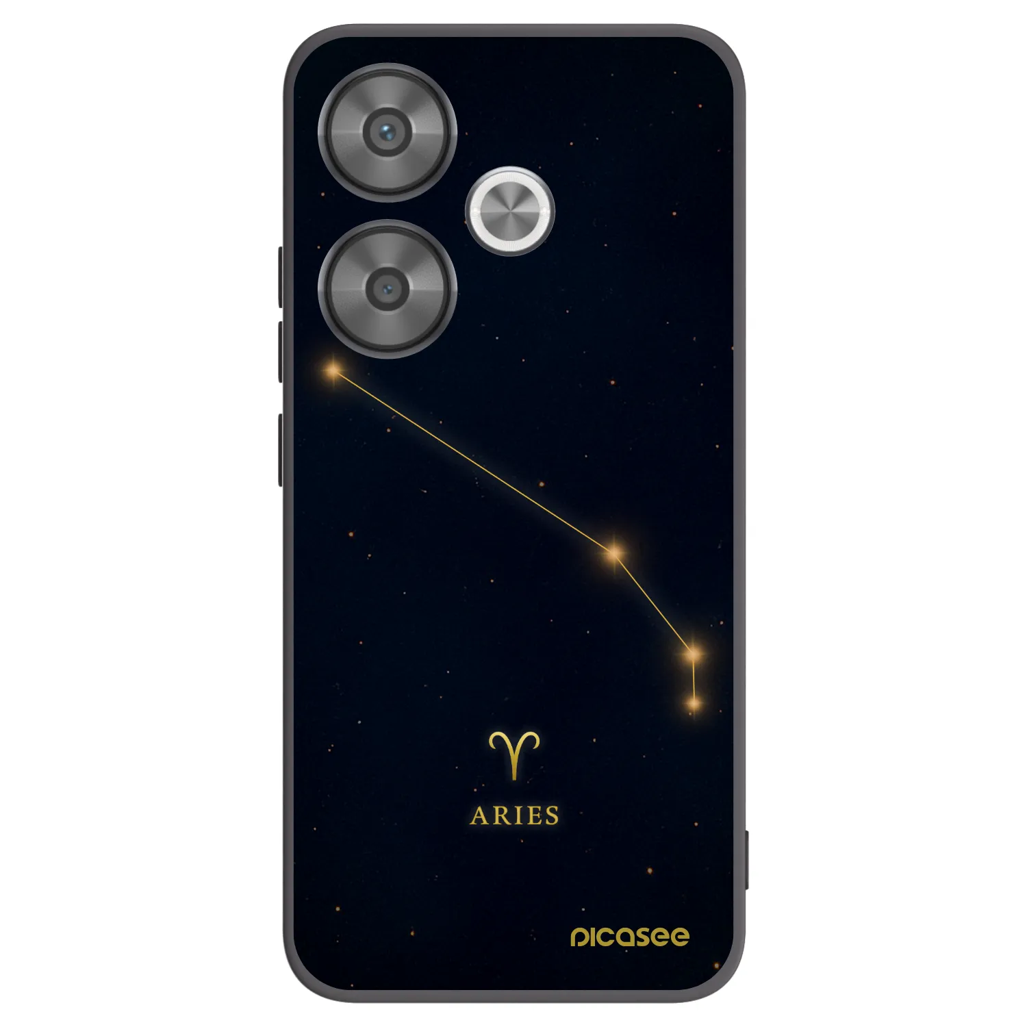 Picasee Xiaomi Poco F6 Hülle - Schwarzes Silikon - ARIES