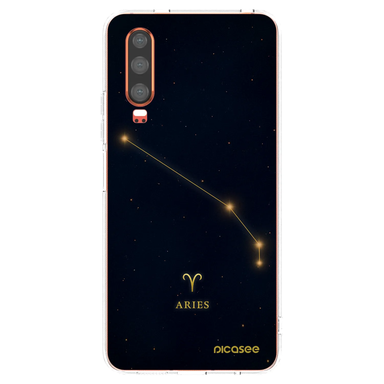 Picasee Huawei P30 Hülle - Transparentes Silikon - ARIES