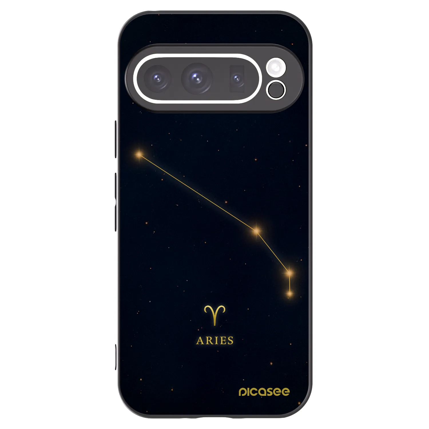 Picasee Google Pixel 9 Pro XL Hülle - Schwarzes Silikon - ARIES