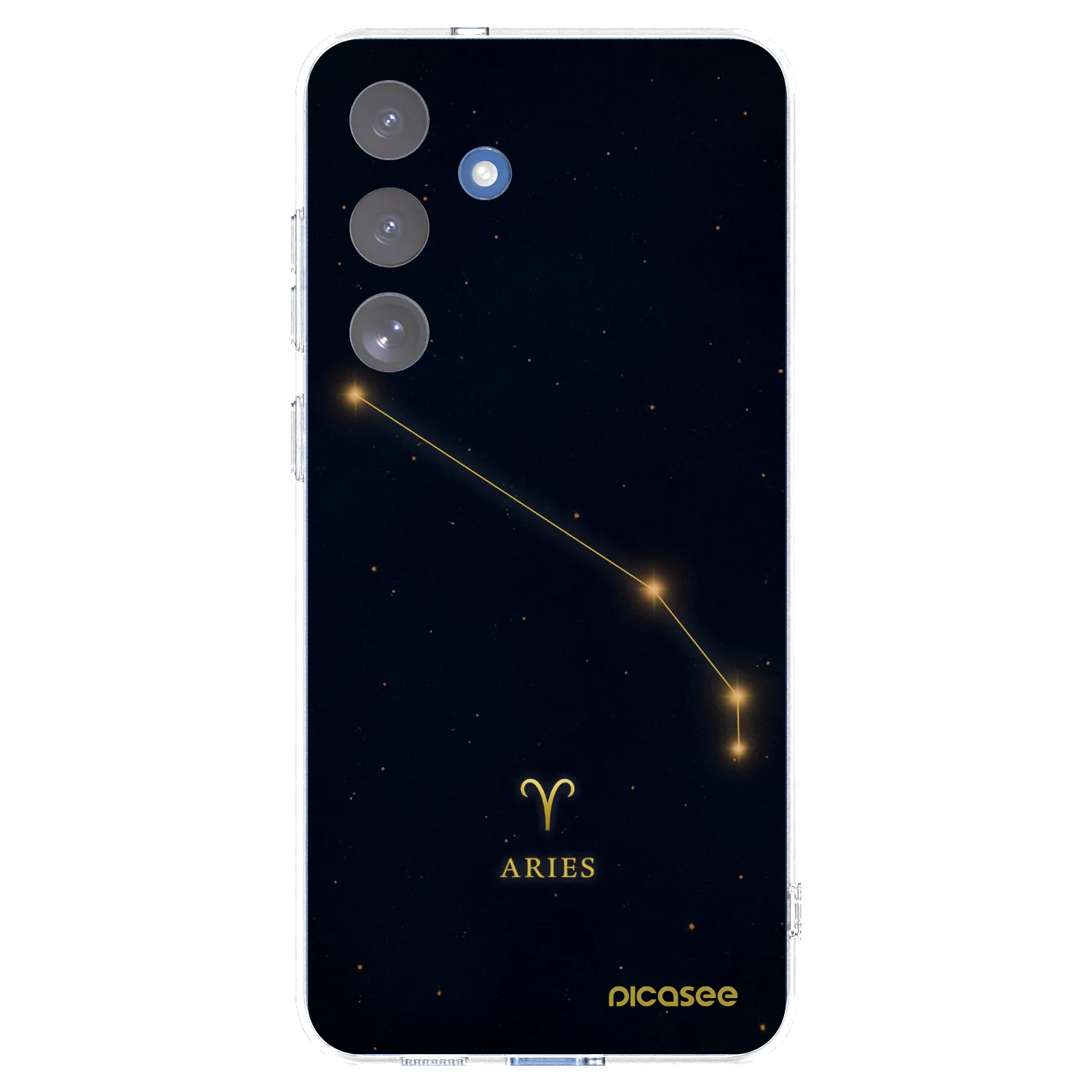 Picasee Samsung Galaxy S25 FE 5G Hülle - Transparentes Silikon - ARIES