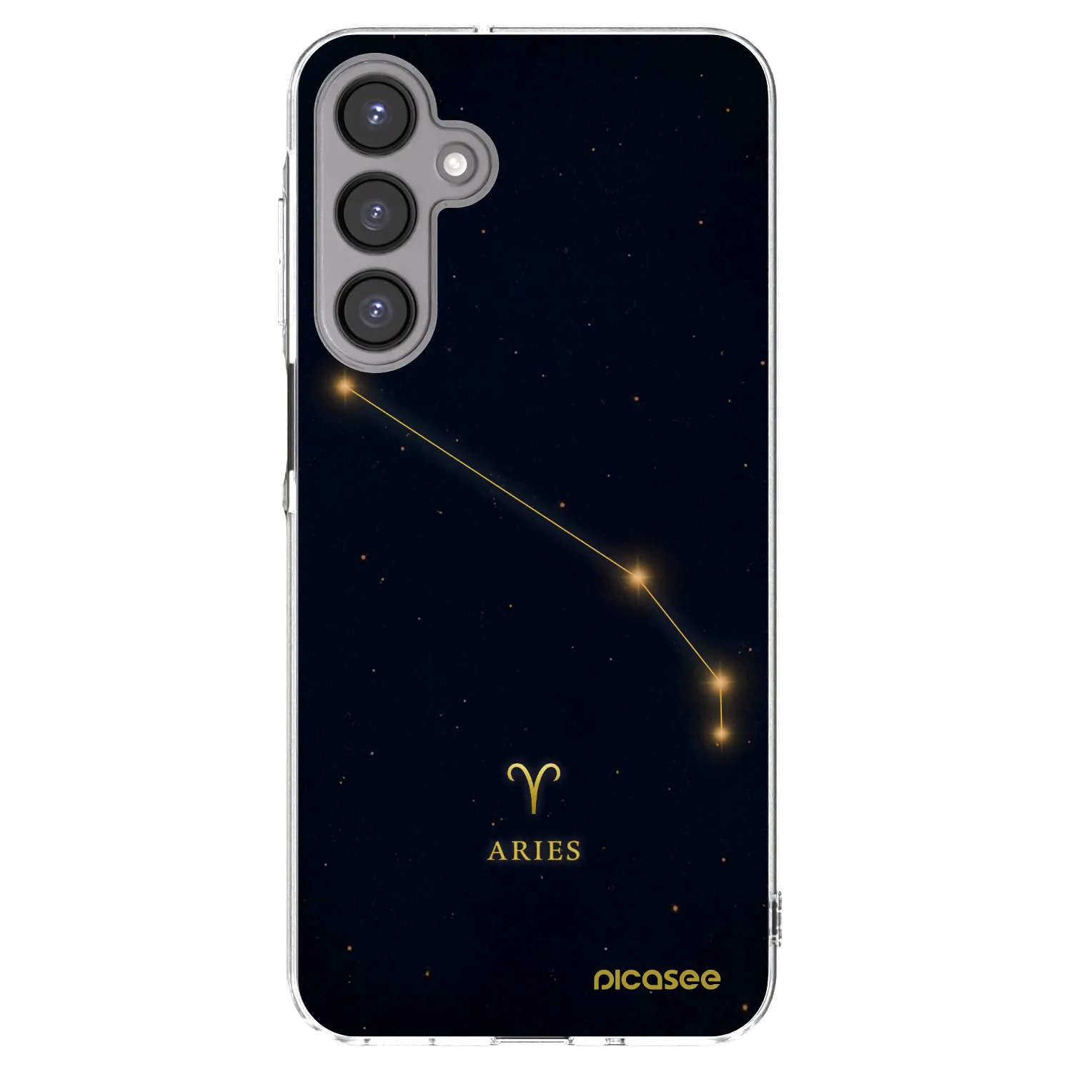 Picasee Samsung Galaxy A16 4G Hülle - Transparentes Silikon - ARIES