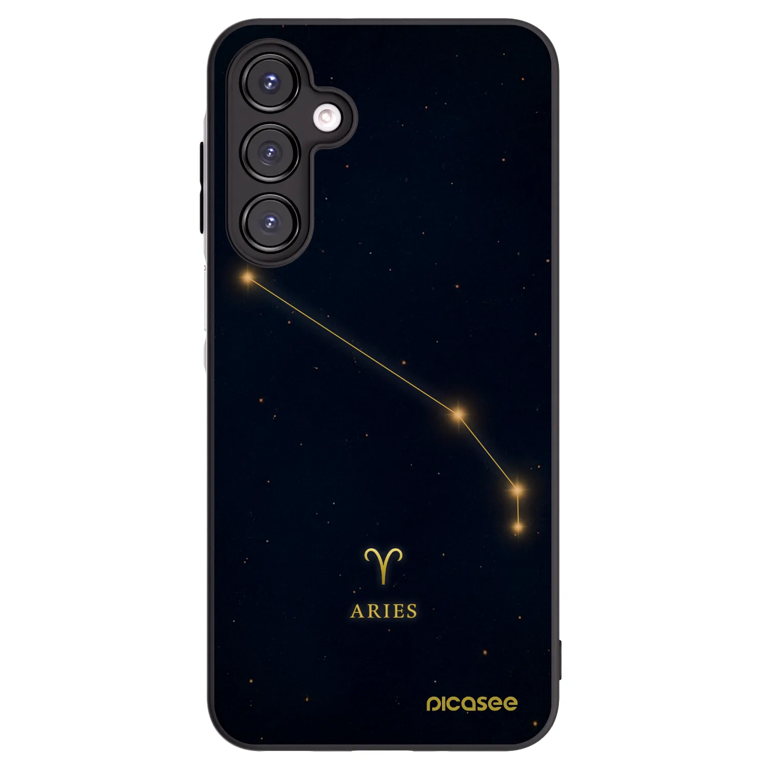 Picasee Samsung Galaxy A16 4G Hülle - Schwarzes Silikon - ARIES