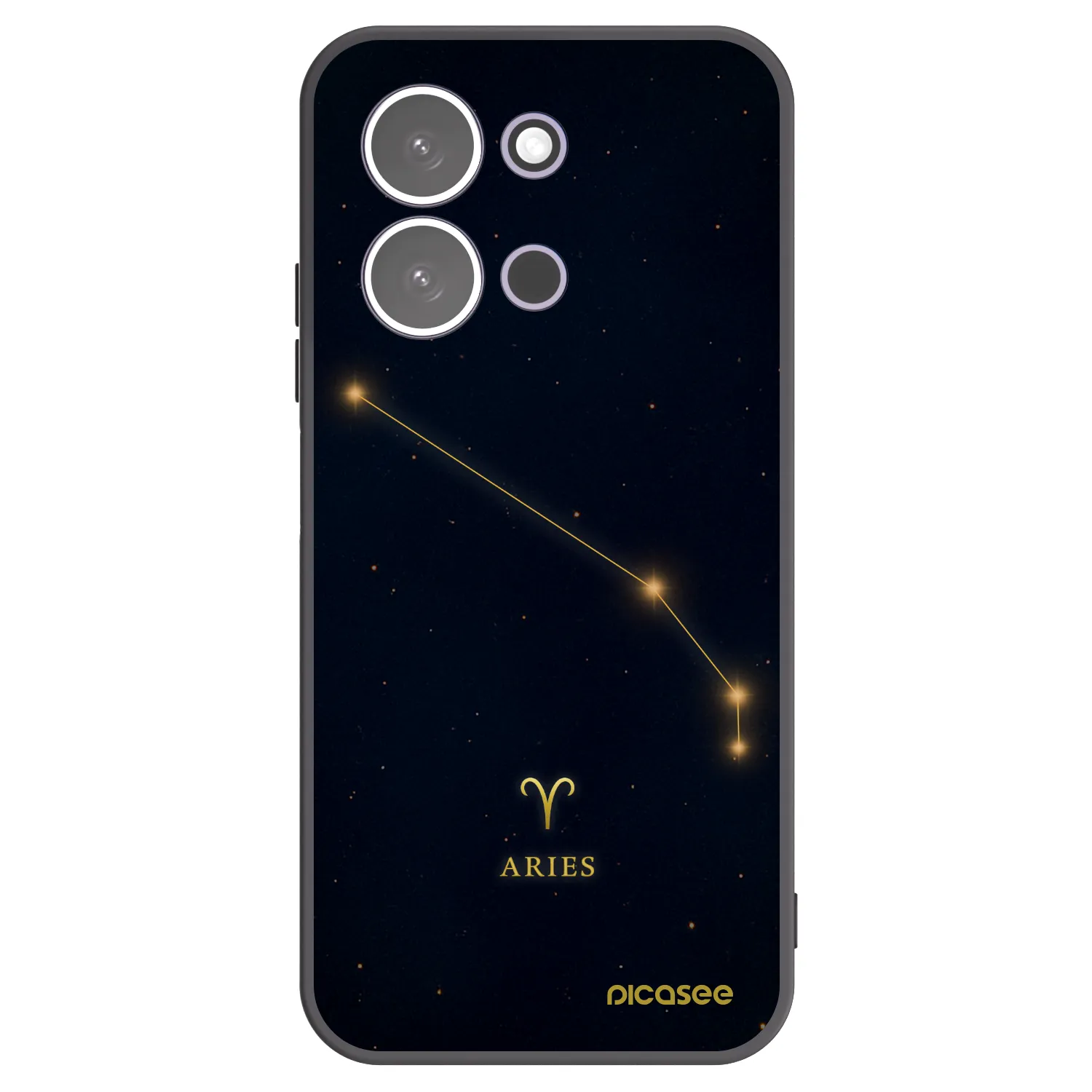 Picasee Xiaomi Redmi 15C 5G Hülle - Schwarzes Silikon - ARIES