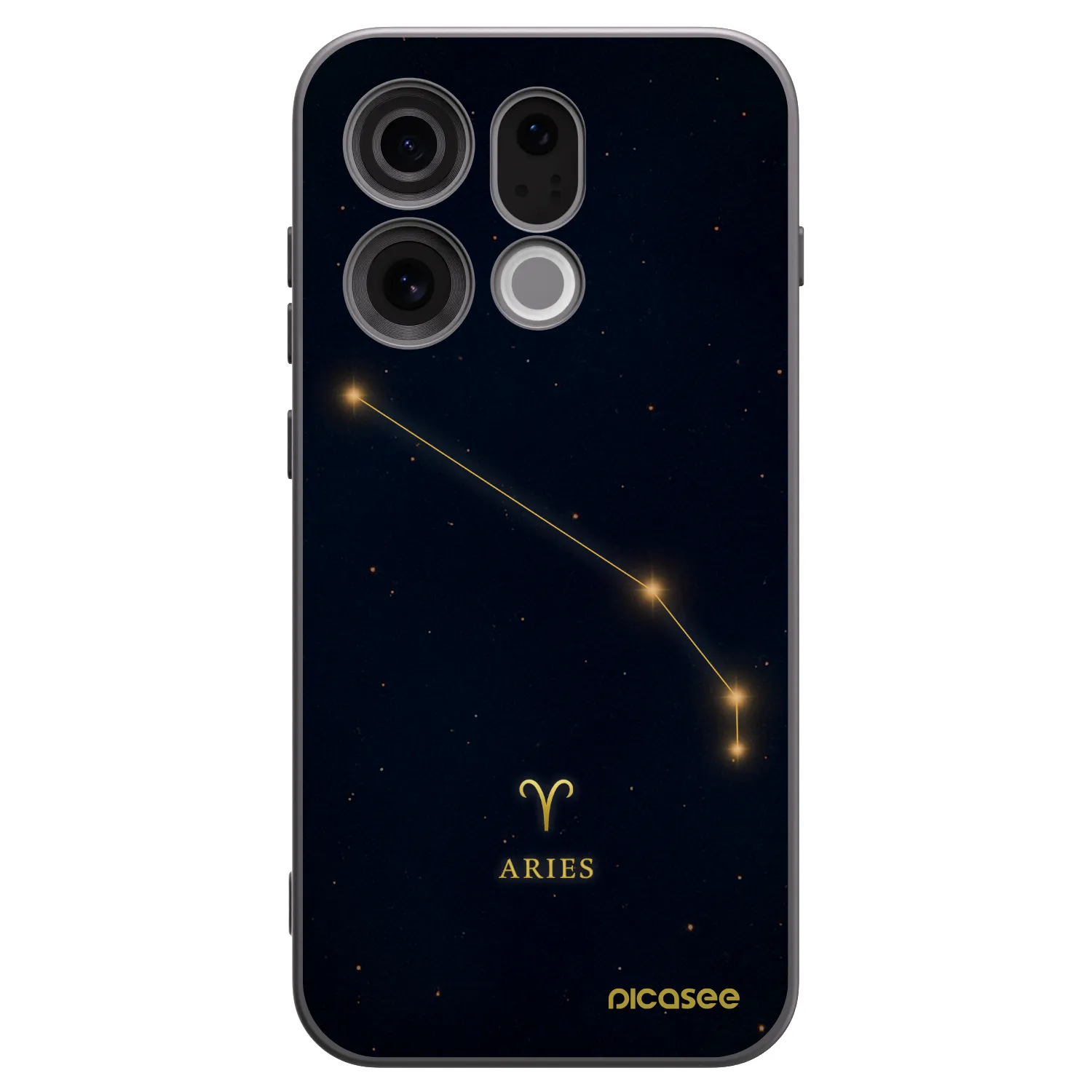 Picasee OPPO Find X9 Hülle - Schwarzes Silikon - ARIES