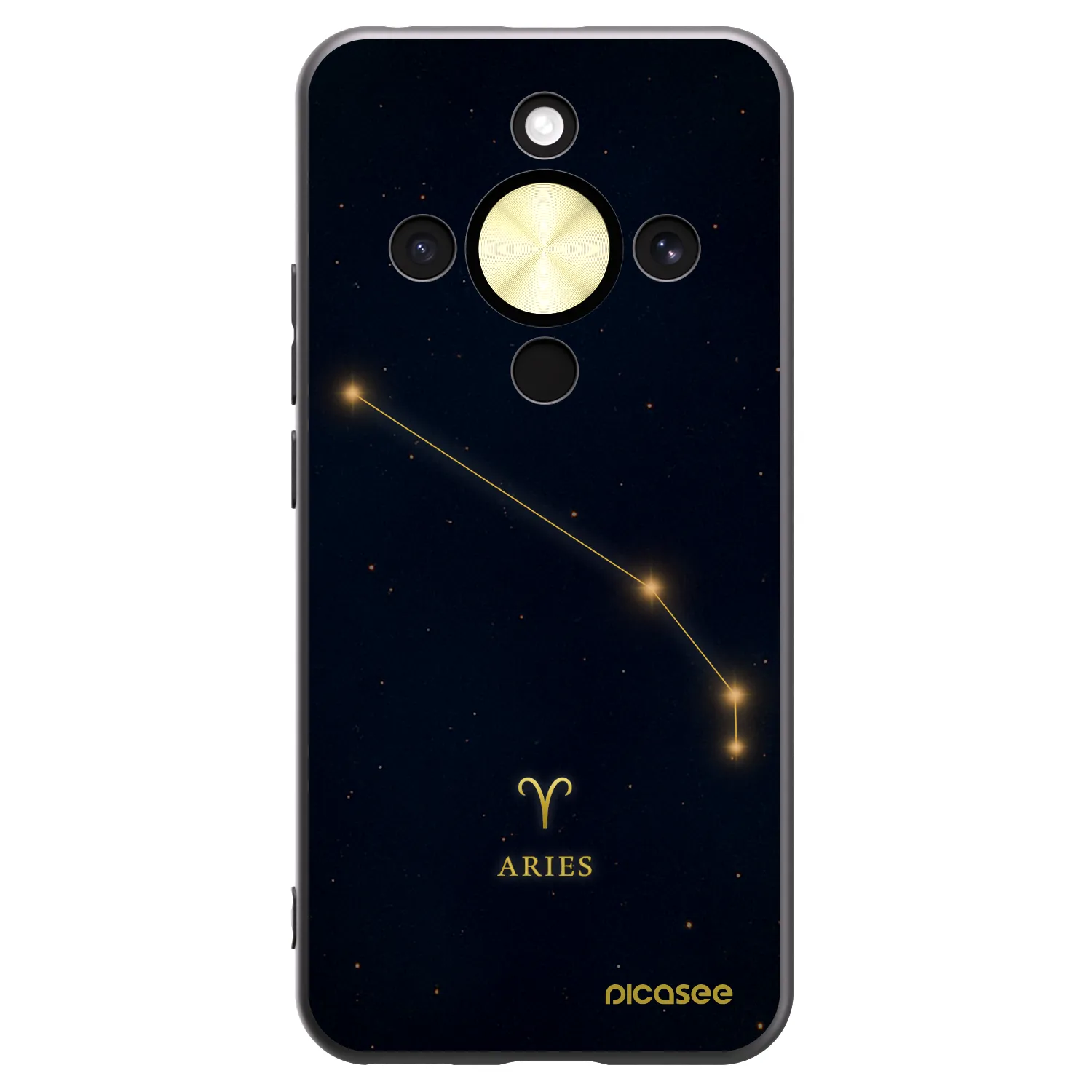 Picasee Honor Magic8 Lite 5G Hülle - Schwarzes Silikon - ARIES