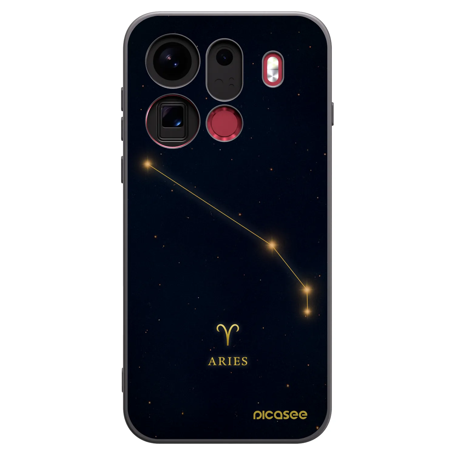 Picasee OPPO Find X9 Pro Hülle - Schwarzes Silikon - ARIES