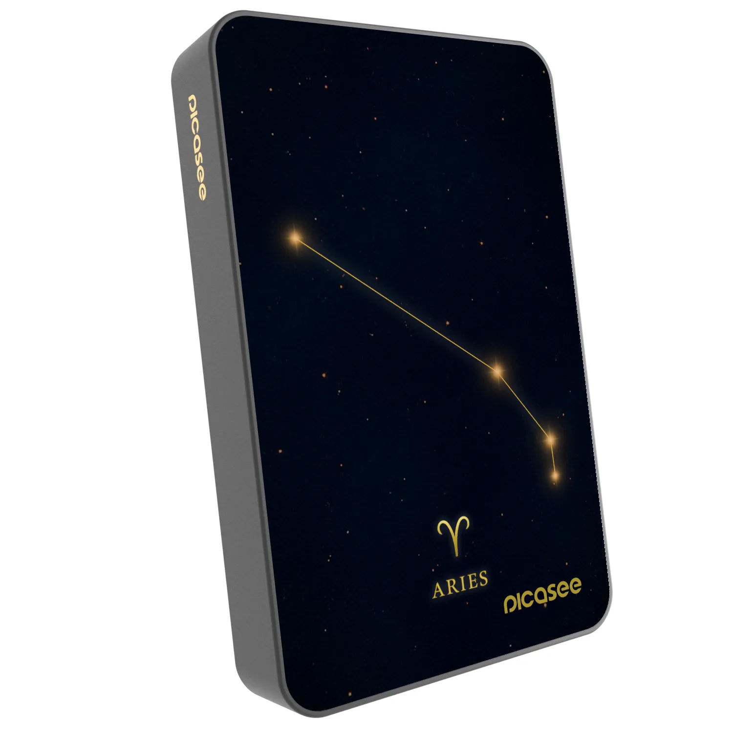 Picasee Powerbank mit MagSafe 10 000 mAh Grau - ARIES