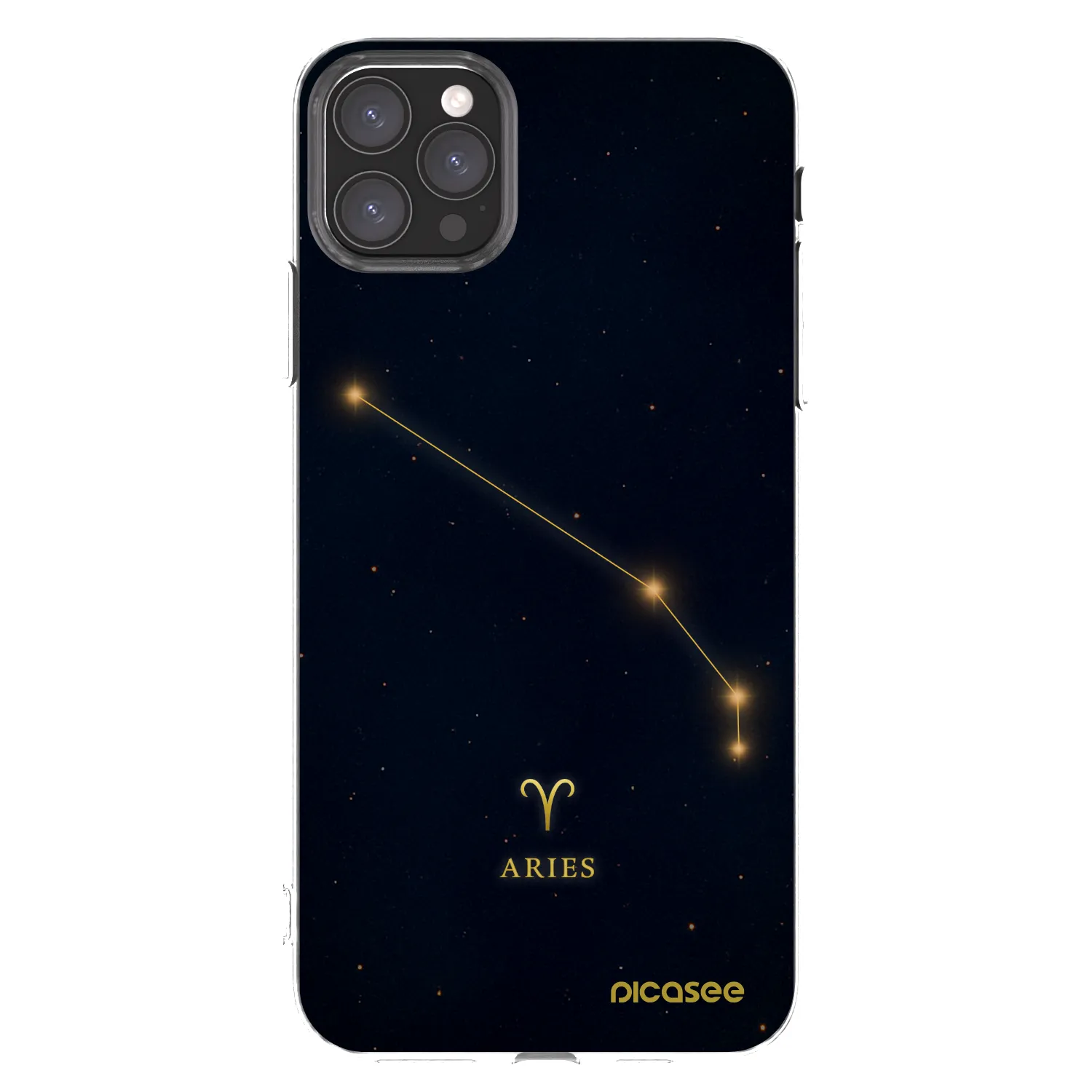 Picasee Apple iPhone 11 Pro Max Hülle - Transparentes Silikon - ARIES