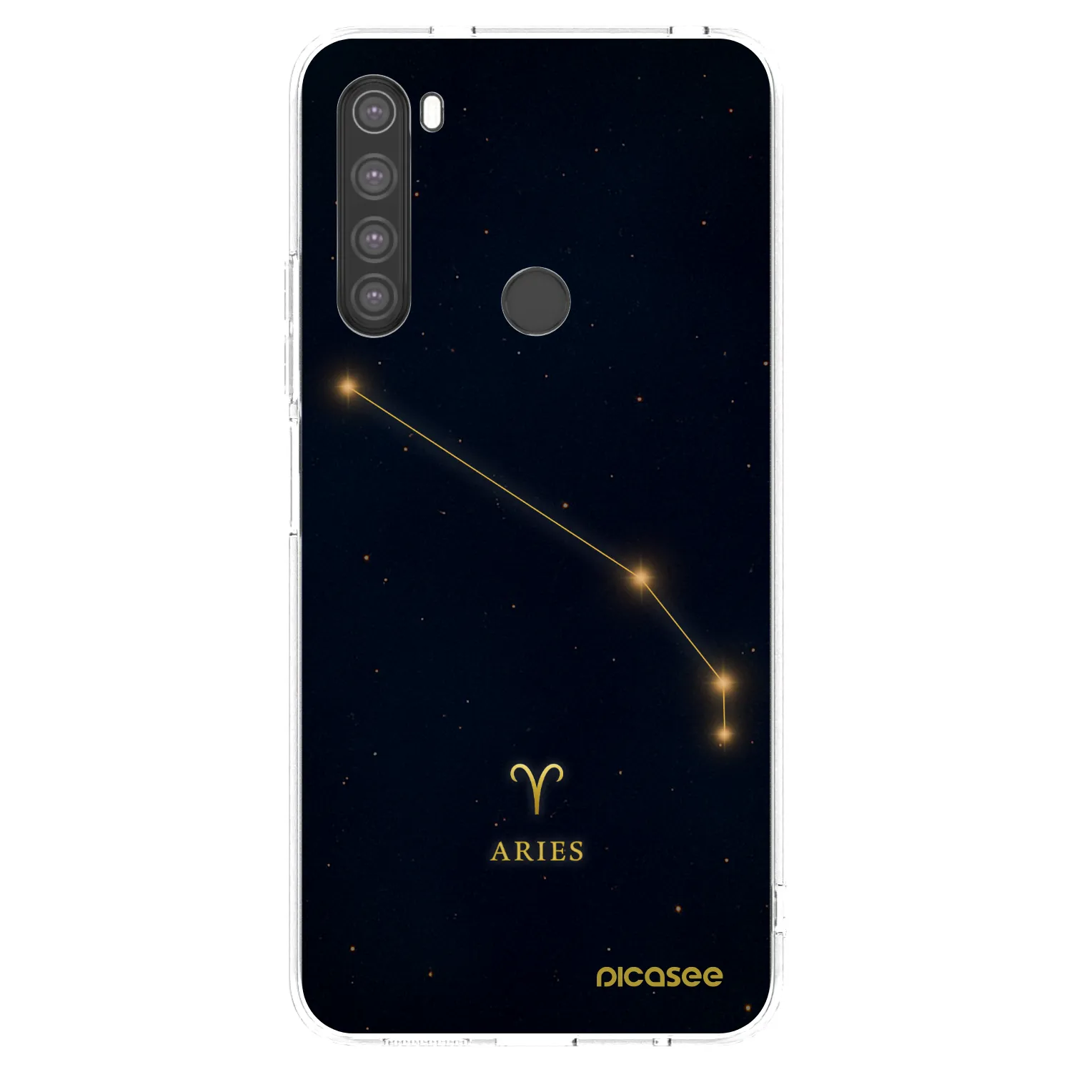 Picasee Xiaomi Redmi Note 8 Hülle - Transparentes Silikon - ARIES