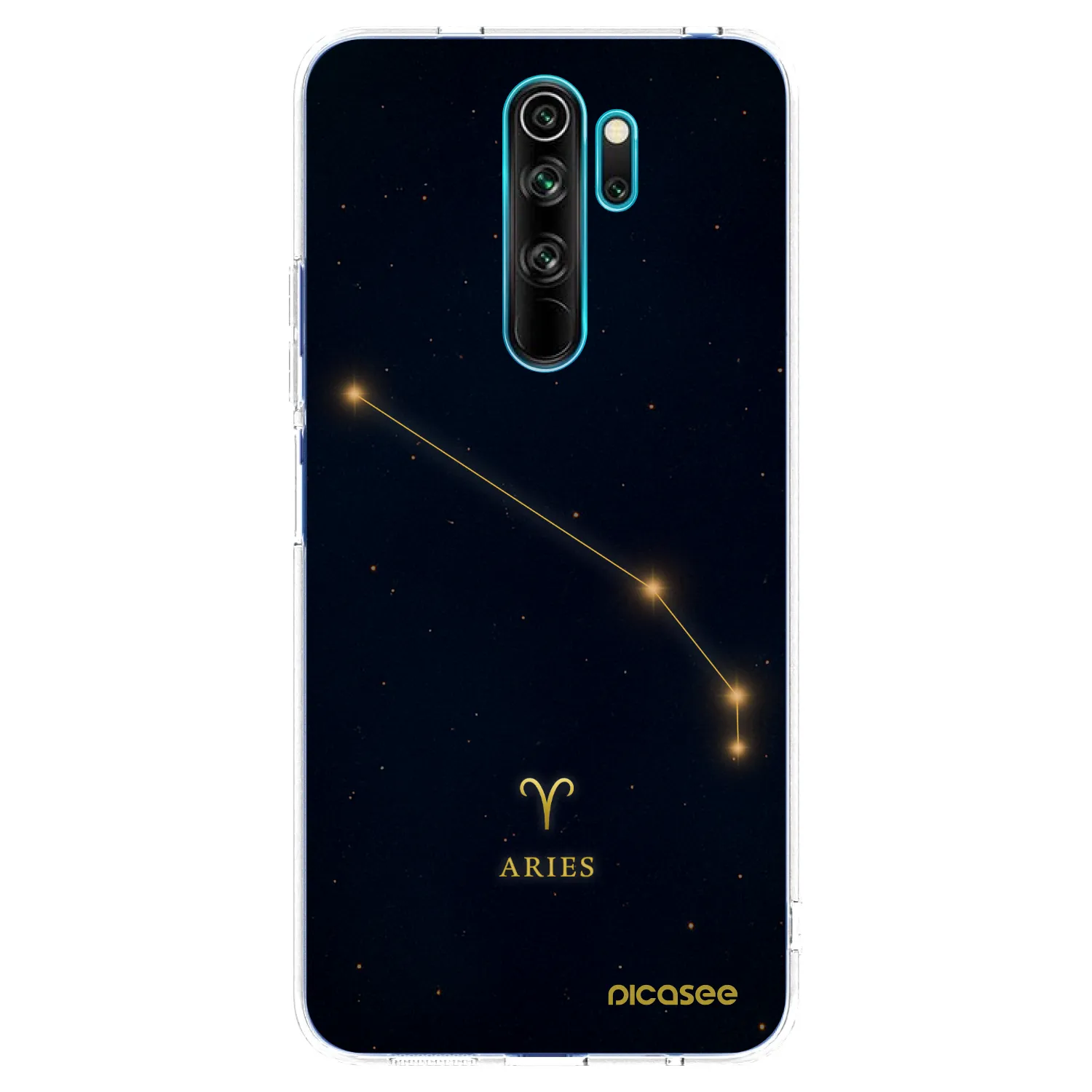 Picasee Xiaomi Redmi Note 8 Pro Hülle - Transparentes Silikon - ARIES