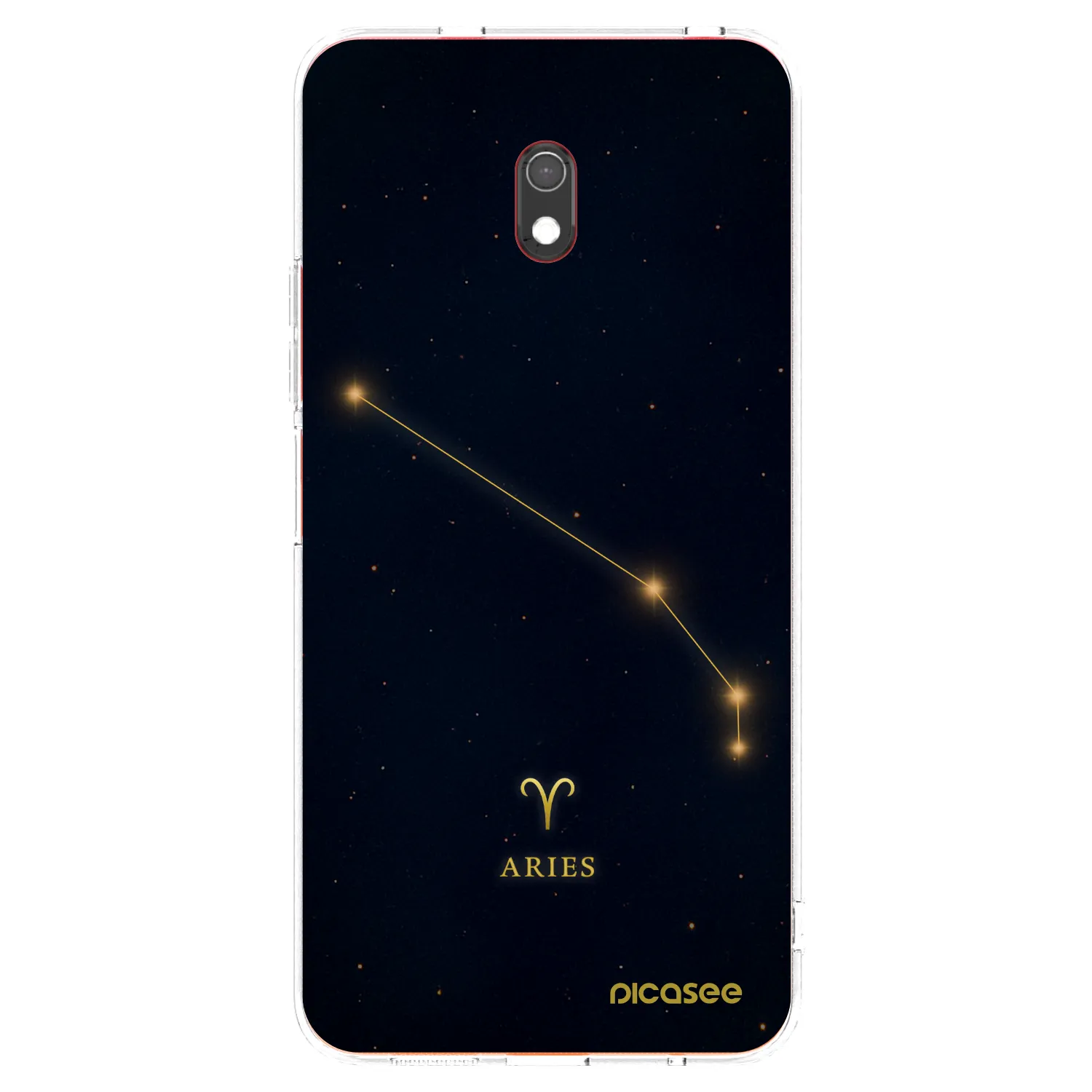 Picasee Xiaomi Redmi 8A Hülle - Transparentes Silikon - ARIES