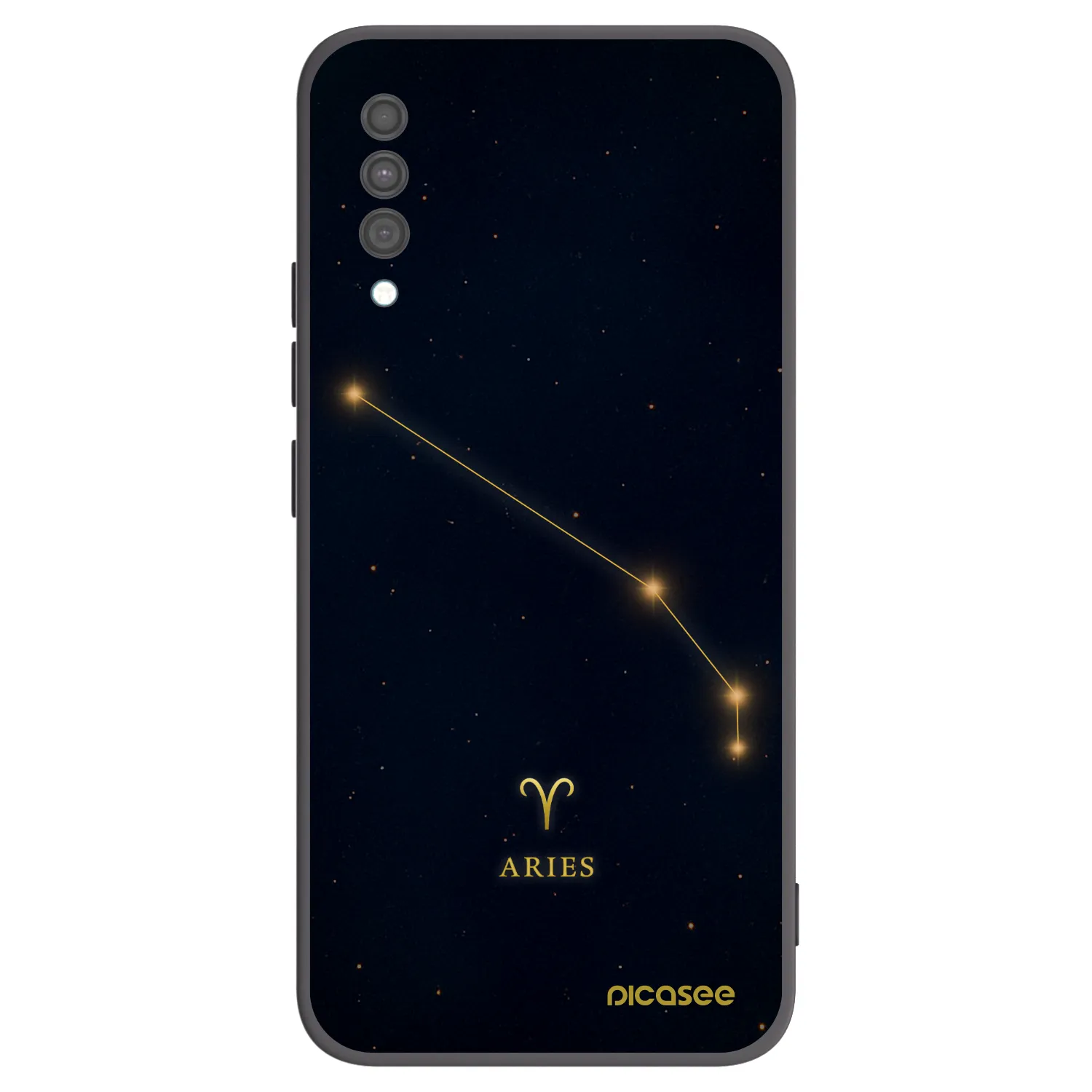 Picasee Samsung Galaxy A30s A307F Hülle - Schwarzes Silikon - ARIES