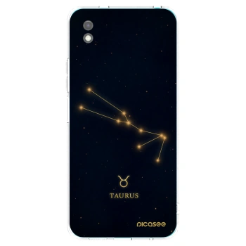 Picasee Xiaomi Redmi 9A Hülle - Schwarzes Silikon - TAURUS