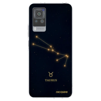 Picasee Vivo X60 Pro 5G Hülle - Transparentes Silikon - TAURUS