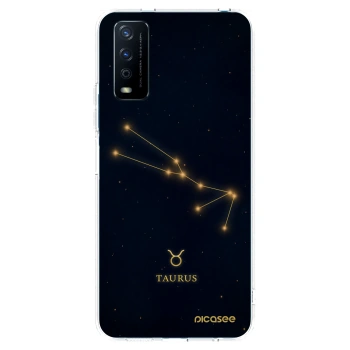 Picasee Vivo Y11s Hülle - Transparentes Silikon - TAURUS