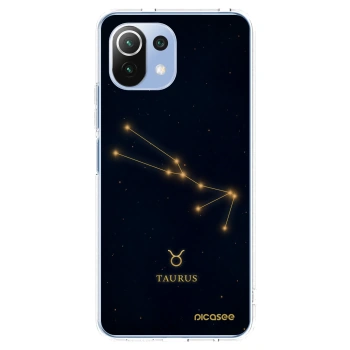 Picasee Xiaomi 11 Lite 5G NE Hülle - Transparentes Silikon - TAURUS