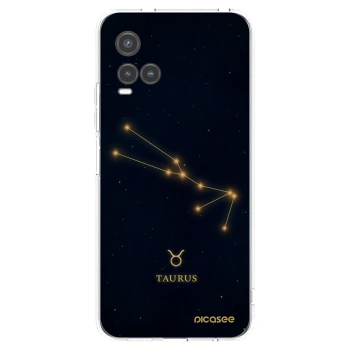 Picasee Vivo Y33s Hülle - Transparentes Silikon - TAURUS