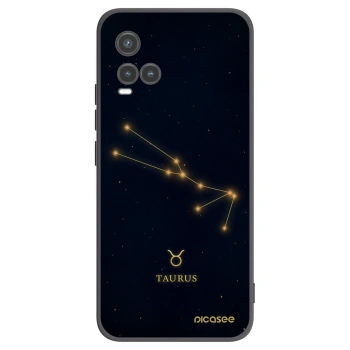 Picasee Vivo Y33s Hülle - Schwarzes Silikon - TAURUS