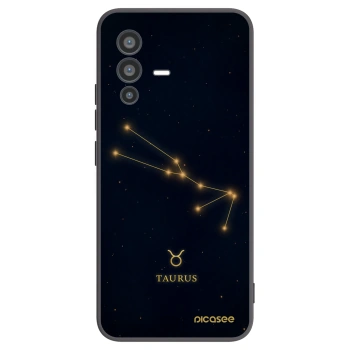 Picasee Vivo V23 5G Hülle - Schwarzes Silikon - TAURUS
