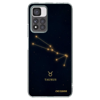 Picasee Xiaomi Redmi Note 11 Pro+ 5G Hülle - Transparentes Silikon - TAURUS