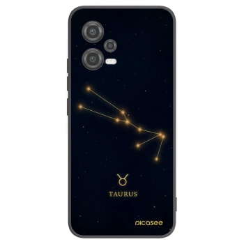 Picasee Xiaomi Poco X5 Hülle - Schwarzes Silikon - TAURUS