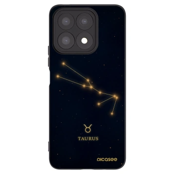Picasee Honor X8a Hülle - Schwarzes Silikon - TAURUS