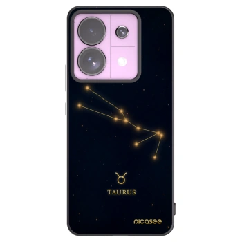 Picasee Xiaomi Redmi Note 13 Pro 5G Hülle - Schwarzes Silikon - TAURUS
