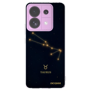 Picasee Xiaomi Redmi Note 13 Pro 5G Hülle - Transparentes Silikon - TAURUS